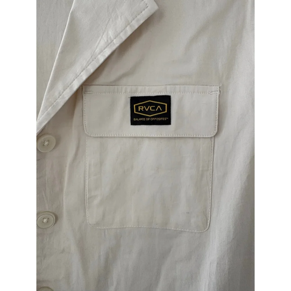 RVCA womens cream/Beige Recession Jumpsuit Size S - Picture 3 of 4